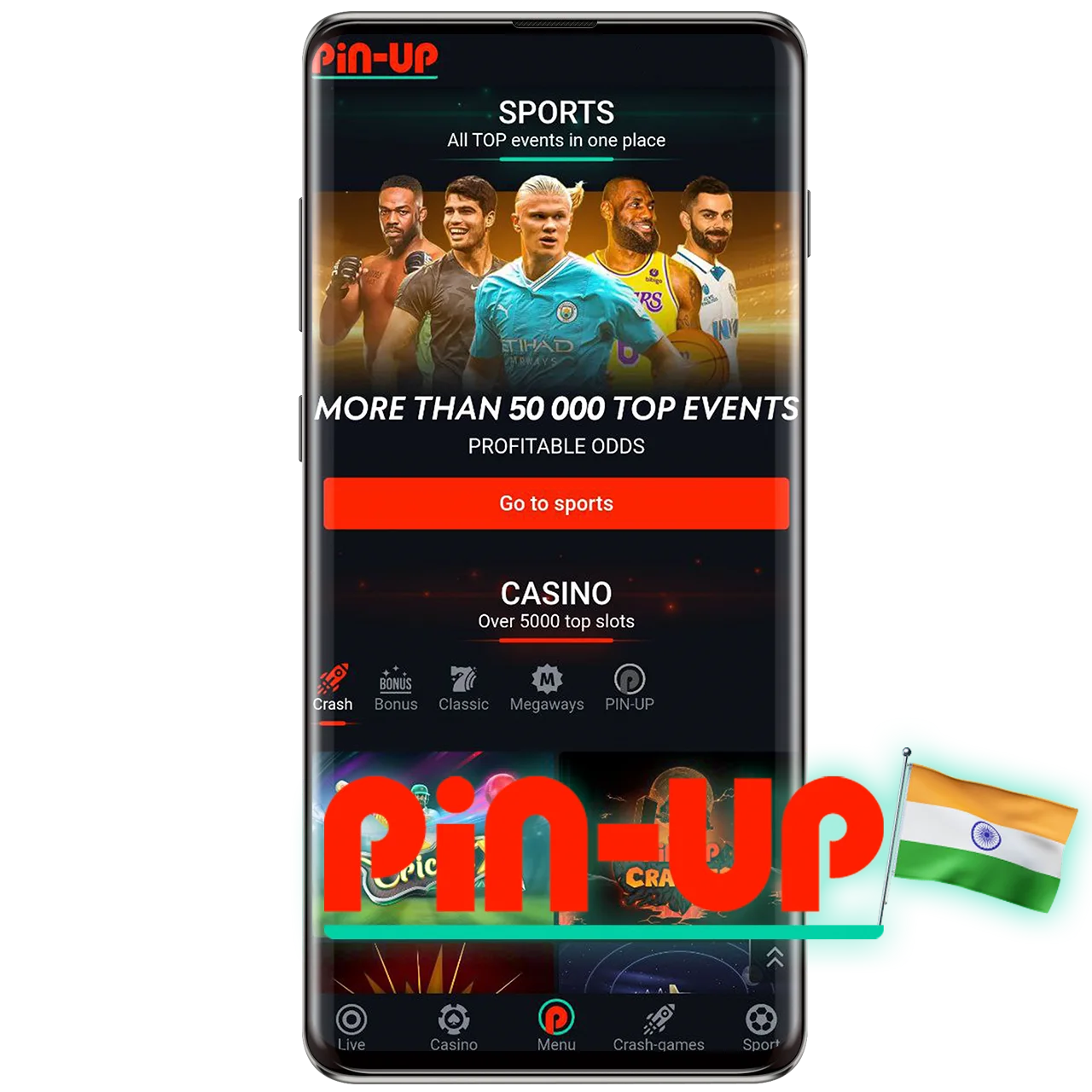 Welcome to Pin-Up India! Casino games, sports betting, bonuses are waiting for you!