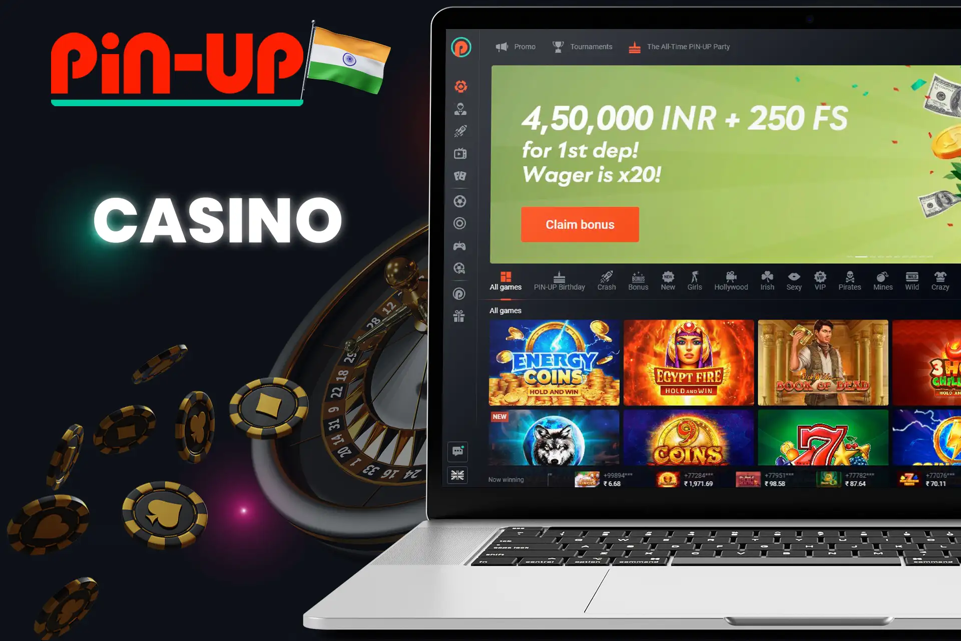 Thousands of gambling games in Pin-Up Casino