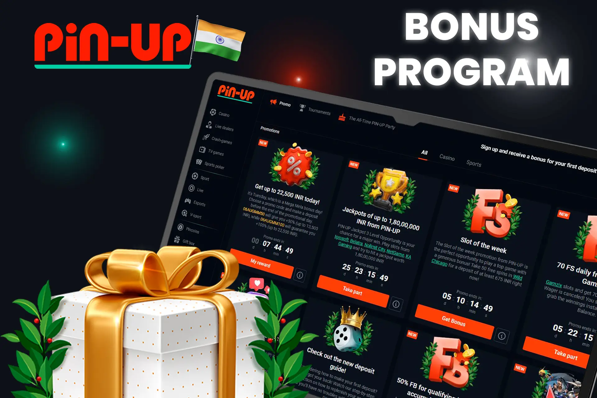 Check out the rich bonus program