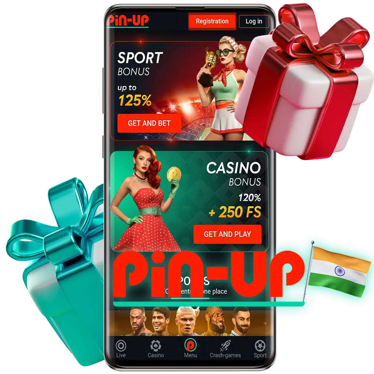 Check out the many great bonuses at Pin-Up right now