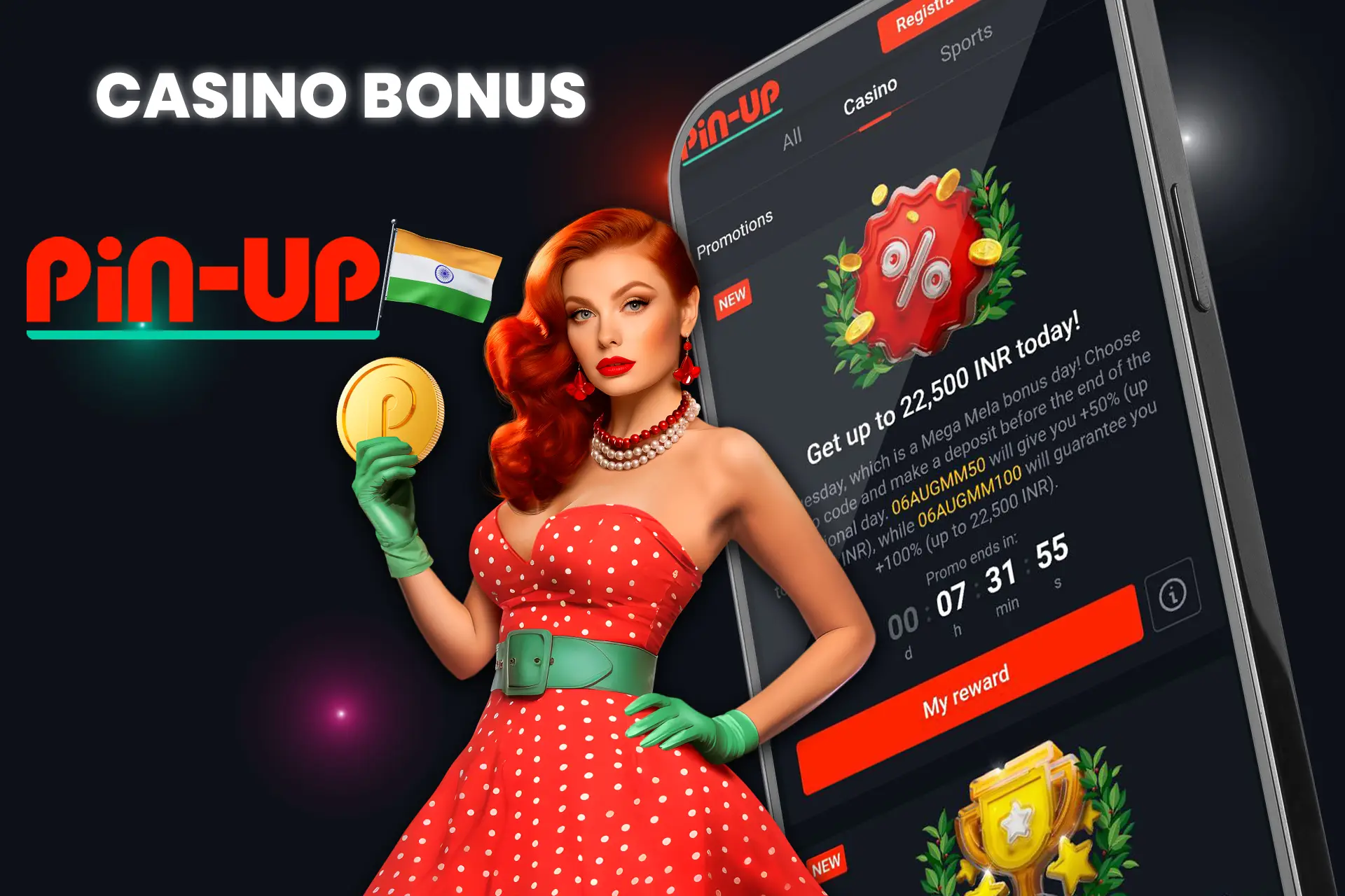 Get a casino welcome bonus