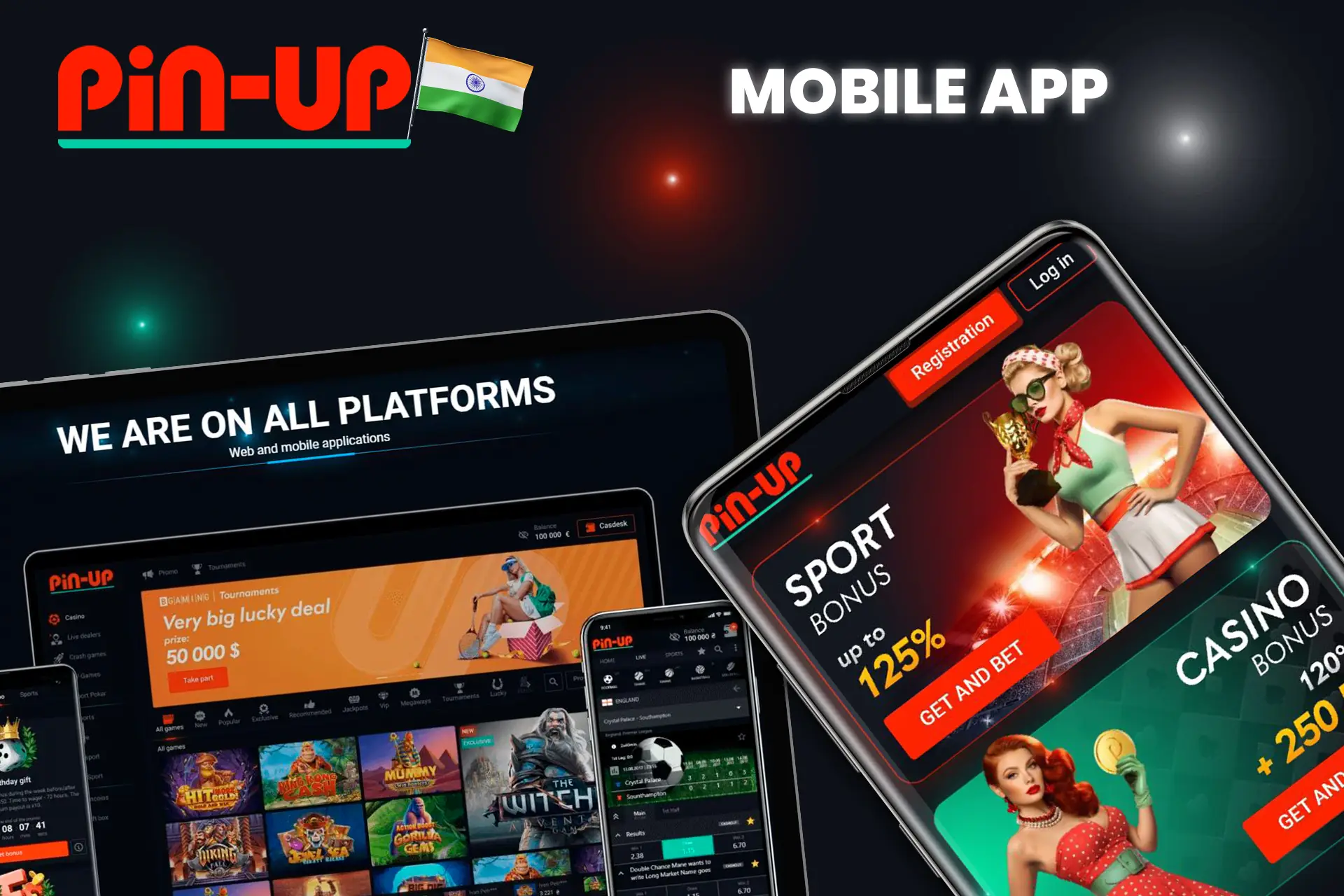 Download and install the Pin-Up mobile app